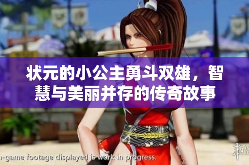 状元的小公主勇斗双雄，智慧与美丽并存的传奇故事