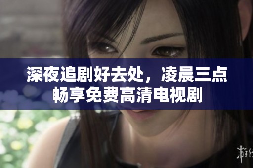 深夜追剧好去处，凌晨三点畅享免费高清电视剧