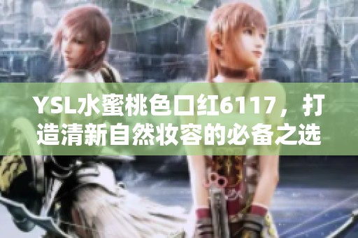 YSL水蜜桃色口红6117，打造清新自然妆容的必备之选