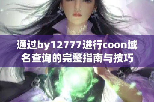 通过by12777进行coon域名查询的完整指南与技巧