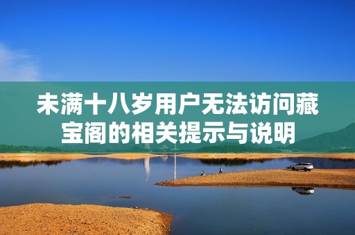 未满十八岁用户无法访问藏宝阁的相关提示与说明