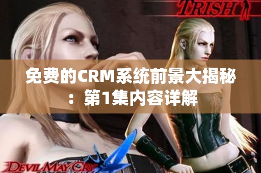 免费的CRM系统前景大揭秘：第1集内容详解