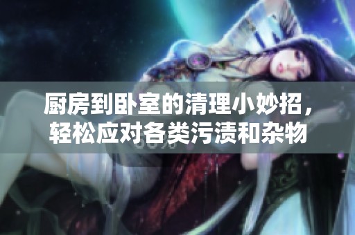 厨房到卧室的清理小妙招，轻松应对各类污渍和杂物