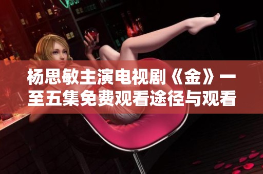 杨思敏主演电视剧《金》一至五集免费观看途径与观看指南