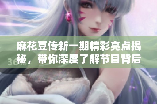 麻花豆传新一期精彩亮点揭秘，带你深度了解节目背后故事