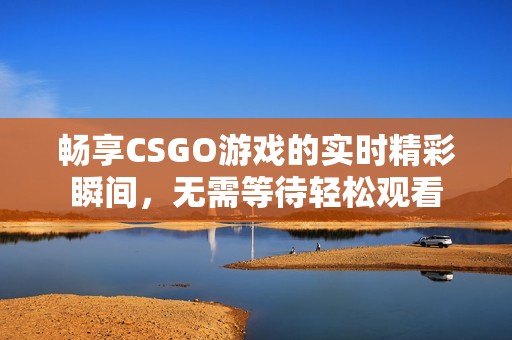 畅享CSGO游戏的实时精彩瞬间，无需等待轻松观看