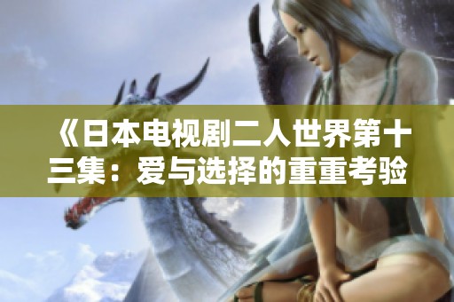 《日本电视剧二人世界第十三集：爱与选择的重重考验》