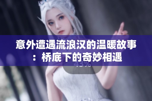 意外遭遇流浪汉的温暖故事：桥底下的奇妙相遇
