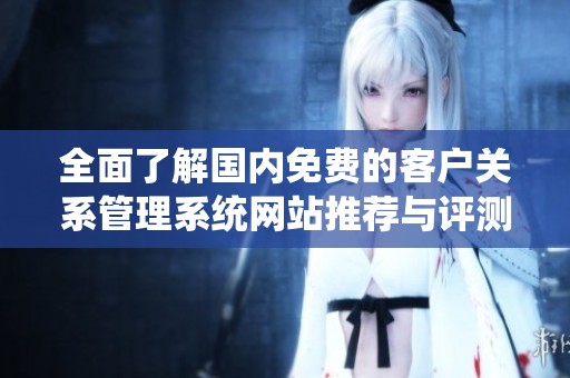全面了解国内免费的客户关系管理系统网站推荐与评测