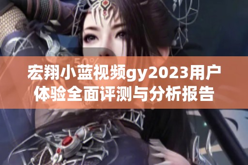 宏翔小蓝视频gy2023用户体验全面评测与分析报告
