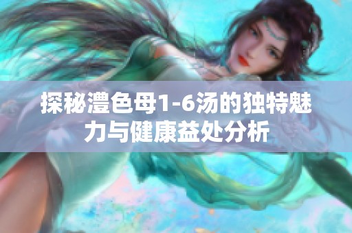探秘澧色母1-6汤的独特魅力与健康益处分析