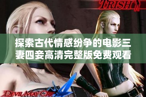 探索古代情感纷争的电影三妻四妾高清完整版免费观看