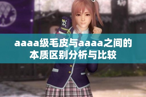 aaaa级毛皮与aaaa之间的本质区别分析与比较