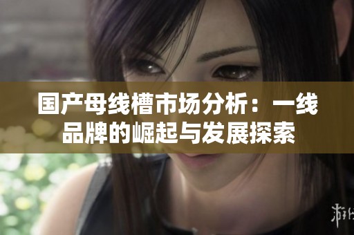 国产母线槽市场分析：一线品牌的崛起与发展探索