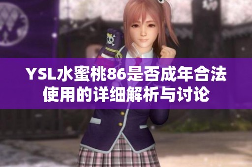 YSL水蜜桃86是否成年合法使用的详细解析与讨论