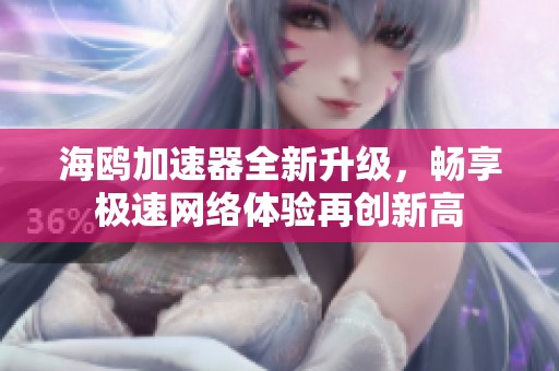 海鸥加速器全新升级，畅享极速网络体验再创新高