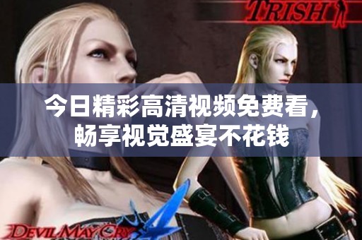 今日精彩高清视频免费看，畅享视觉盛宴不花钱