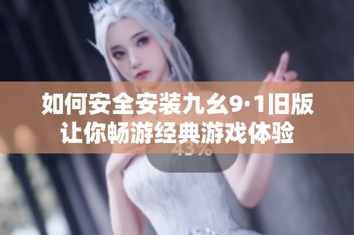如何安全安装九幺9·1旧版让你畅游经典游戏体验