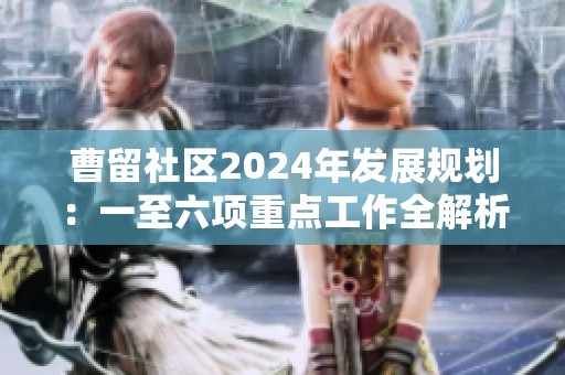 曹留社区2024年发展规划：一至六项重点工作全解析
