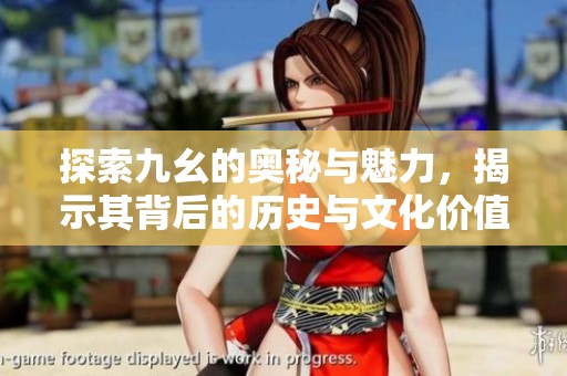 探索九幺的奥秘与魅力，揭示其背后的历史与文化价值