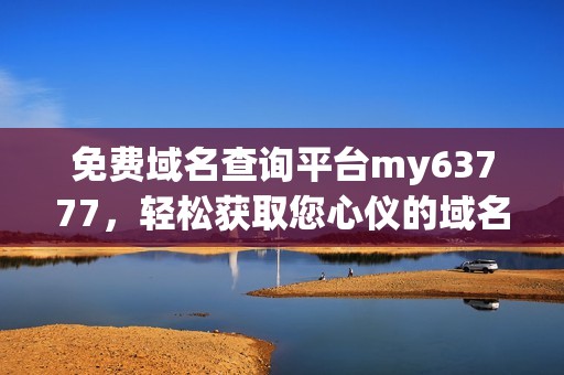 免费域名查询平台my63777，轻松获取您心仪的域名