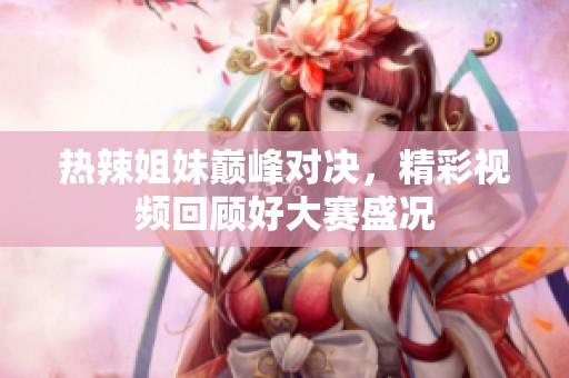 热辣姐妹巅峰对决，精彩视频回顾好大赛盛况