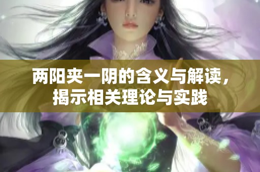 两阳夹一阴的含义与解读，揭示相关理论与实践