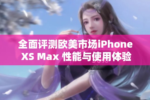 全面评测欧美市场iPhone XS Max 性能与使用体验