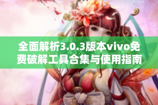 全面解析3.0.3版本vivo免费破解工具合集与使用指南