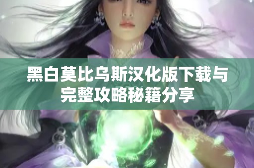 黑白莫比乌斯汉化版下载与完整攻略秘籍分享