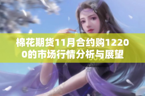 棉花期货11月合约购12200的市场行情分析与展望