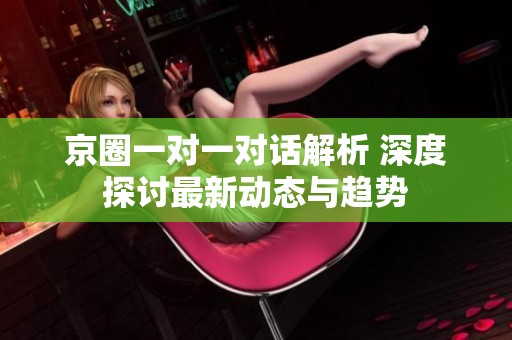 京圈一对一对话解析 深度探讨最新动态与趋势