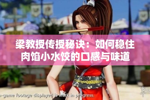 梁教授传授秘诀：如何稳住肉馅小水饺的口感与味道