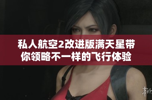 私人航空2改进版满天星带你领略不一样的飞行体验