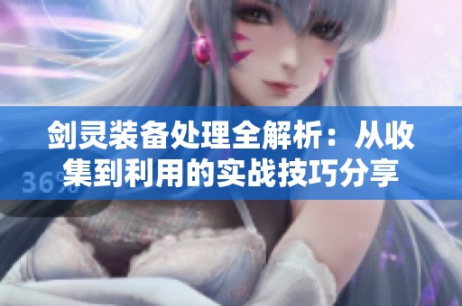 剑灵装备处理全解析：从收集到利用的实战技巧分享
