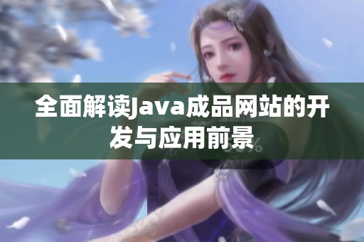 全面解读Java成品网站的开发与应用前景