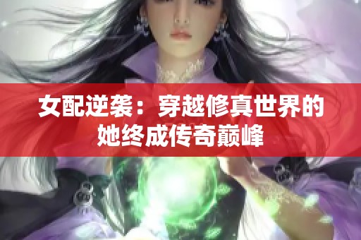 女配逆袭：穿越修真世界的她终成传奇巅峰