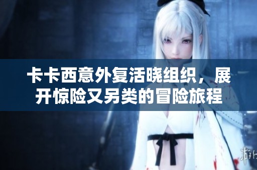 卡卡西意外复活晓组织，展开惊险又另类的冒险旅程