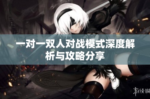 一对一双人对战模式深度解析与攻略分享