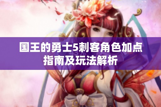 国王的勇士5刺客角色加点指南及玩法解析