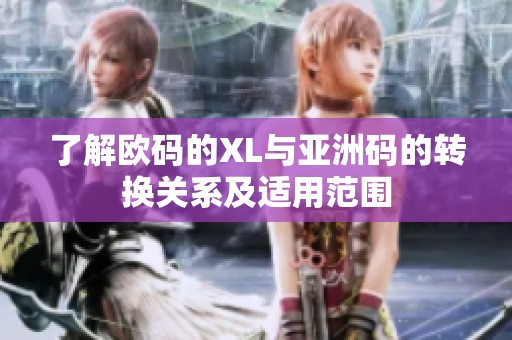 了解欧码的XL与亚洲码的转换关系及适用范围