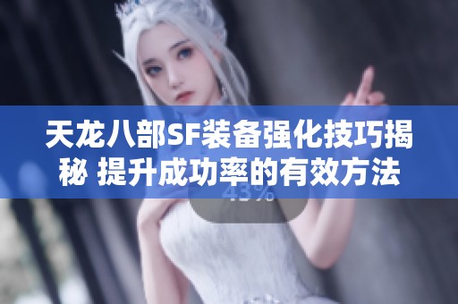 天龙八部SF装备强化技巧揭秘 提升成功率的有效方法