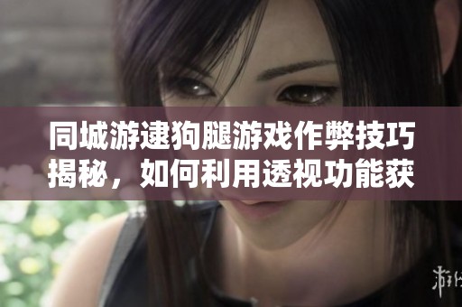 同城游逮狗腿游戏作弊技巧揭秘，如何利用透视功能获胜