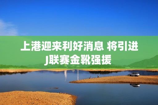 上港迎来利好消息 将引进J联赛金靴强援