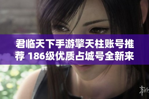 君临天下手游擎天柱账号推荐 186级优质占城号全新来袭