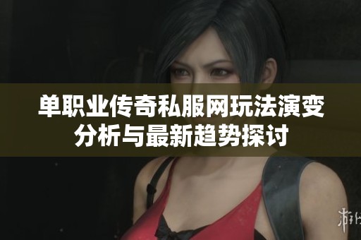 单职业传奇私服网玩法演变分析与最新趋势探讨