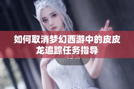 如何取消梦幻西游中的皮皮龙追踪任务指导