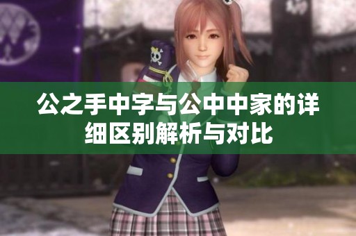 公之手中字与公中中家的详细区别解析与对比