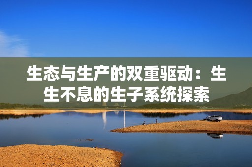 生态与生产的双重驱动：生生不息的生子系统探索