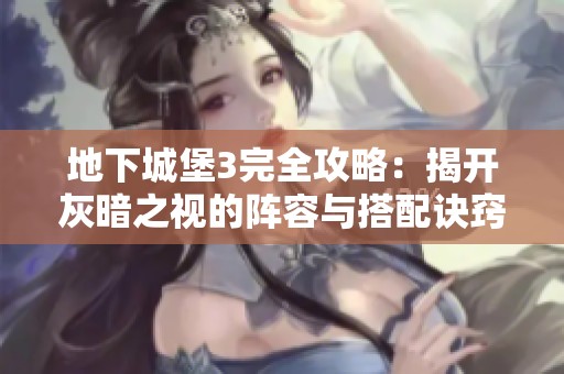 地下城堡3完全攻略：揭开灰暗之视的阵容与搭配诀窍